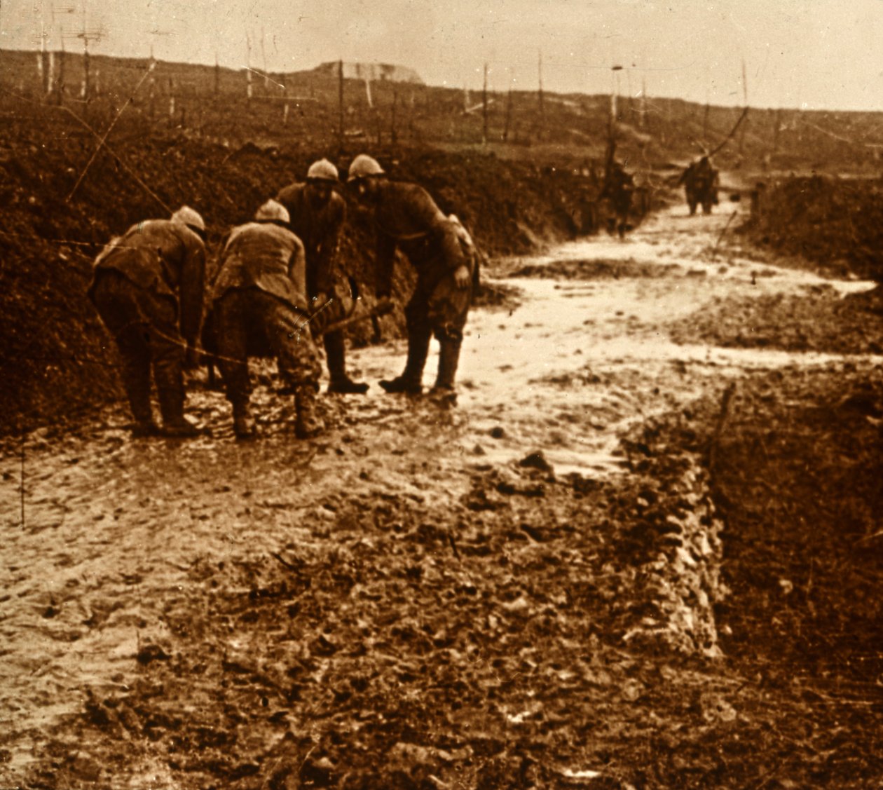 Soldats français, Froideterre, France, vers 1914-1918 - Unbekannt