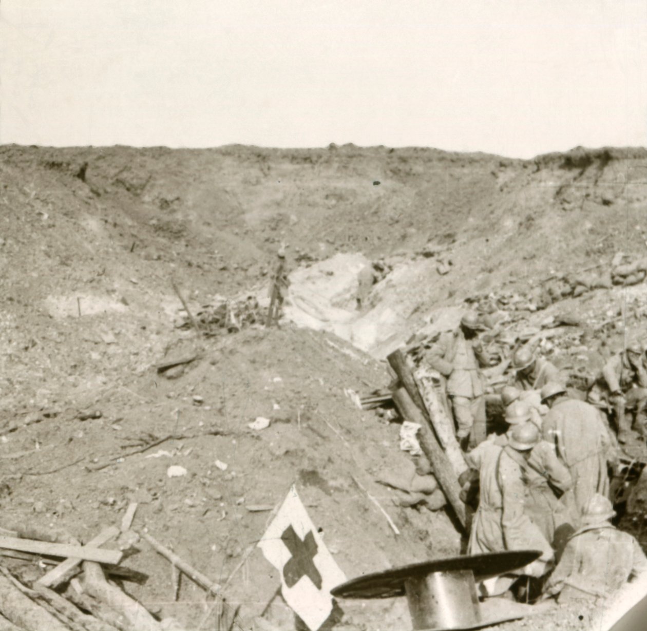 Ligne de front, Sailly-Saillisel, nord de la France, vers 1914-1918 - Unbekannt