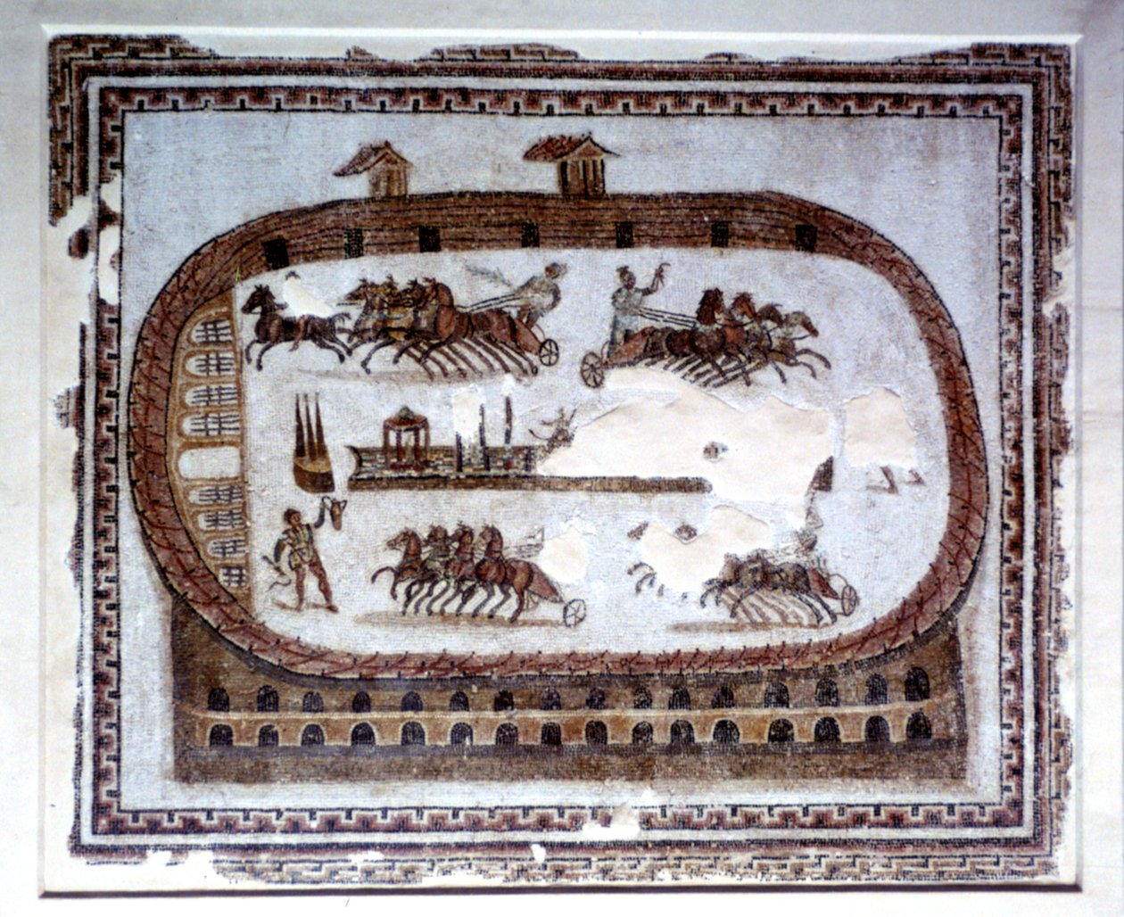 Jeux, mosaïque romaine de Carthage, 2e siècle après J.-C. - Unbekannt