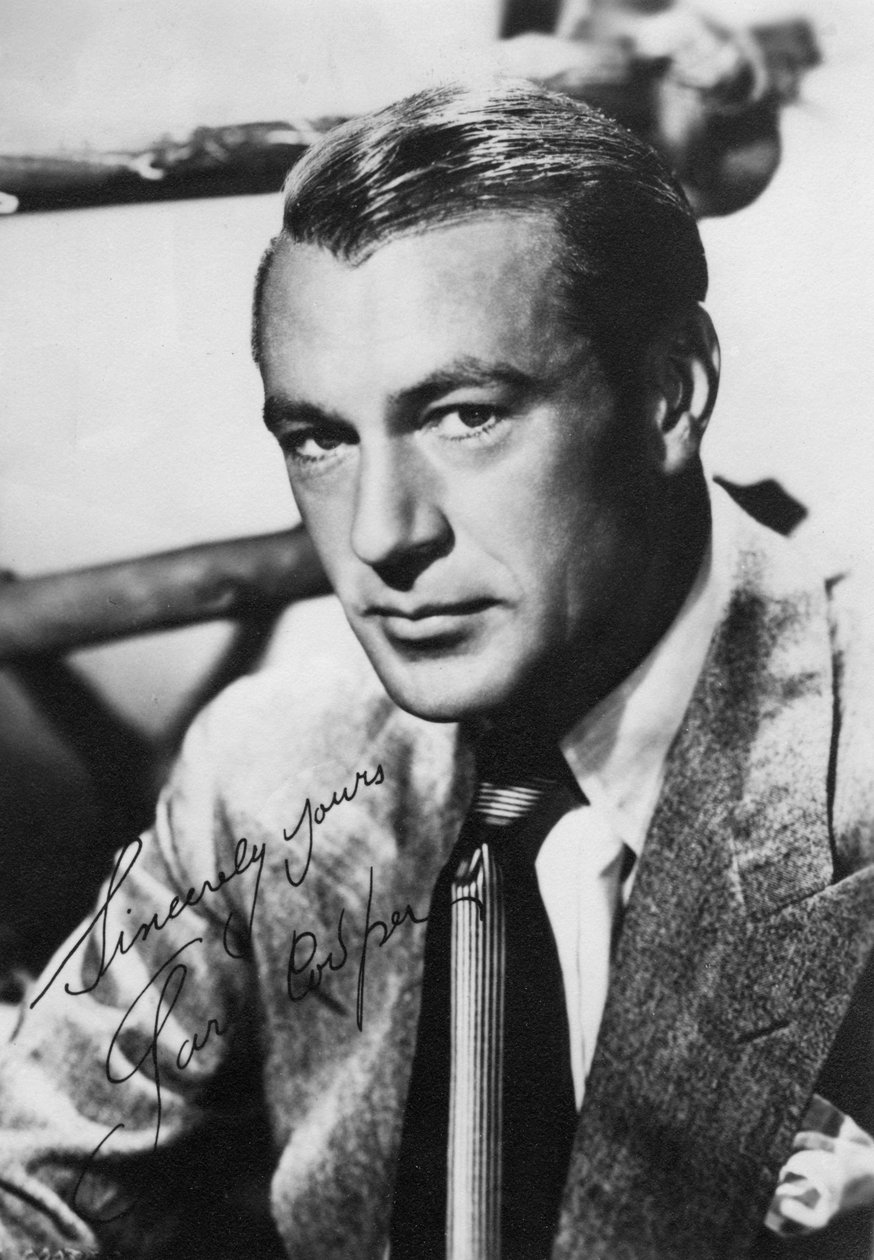 Gary Cooper, acteur de cinéma américain, 20e siècle - Unbekannt