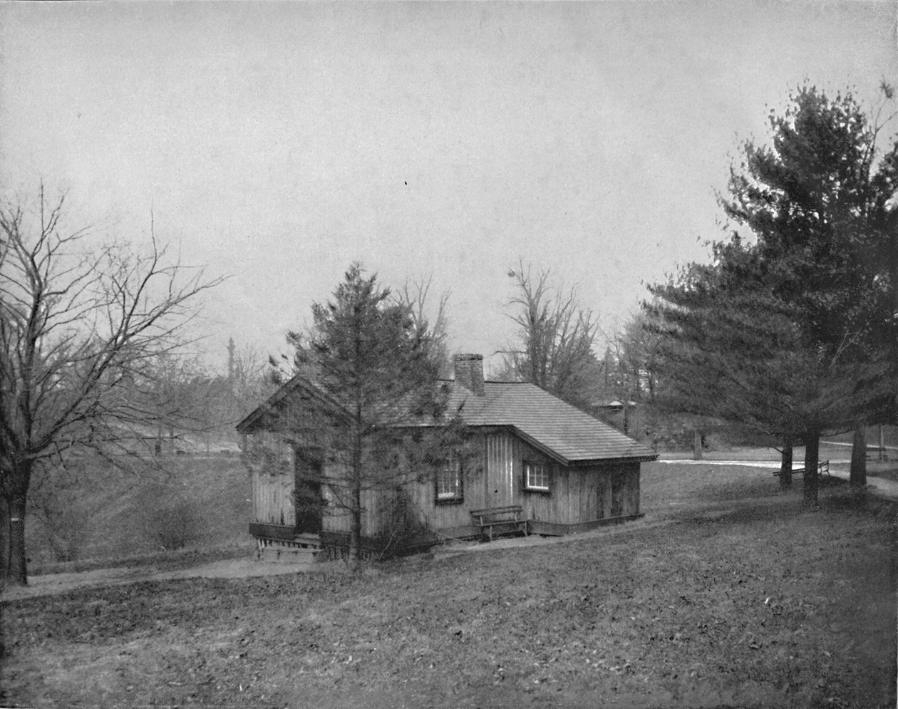 Cabane en rondins du général Grant, Fairmount Park, Philadelphie, vers 1897 - Unbekannt