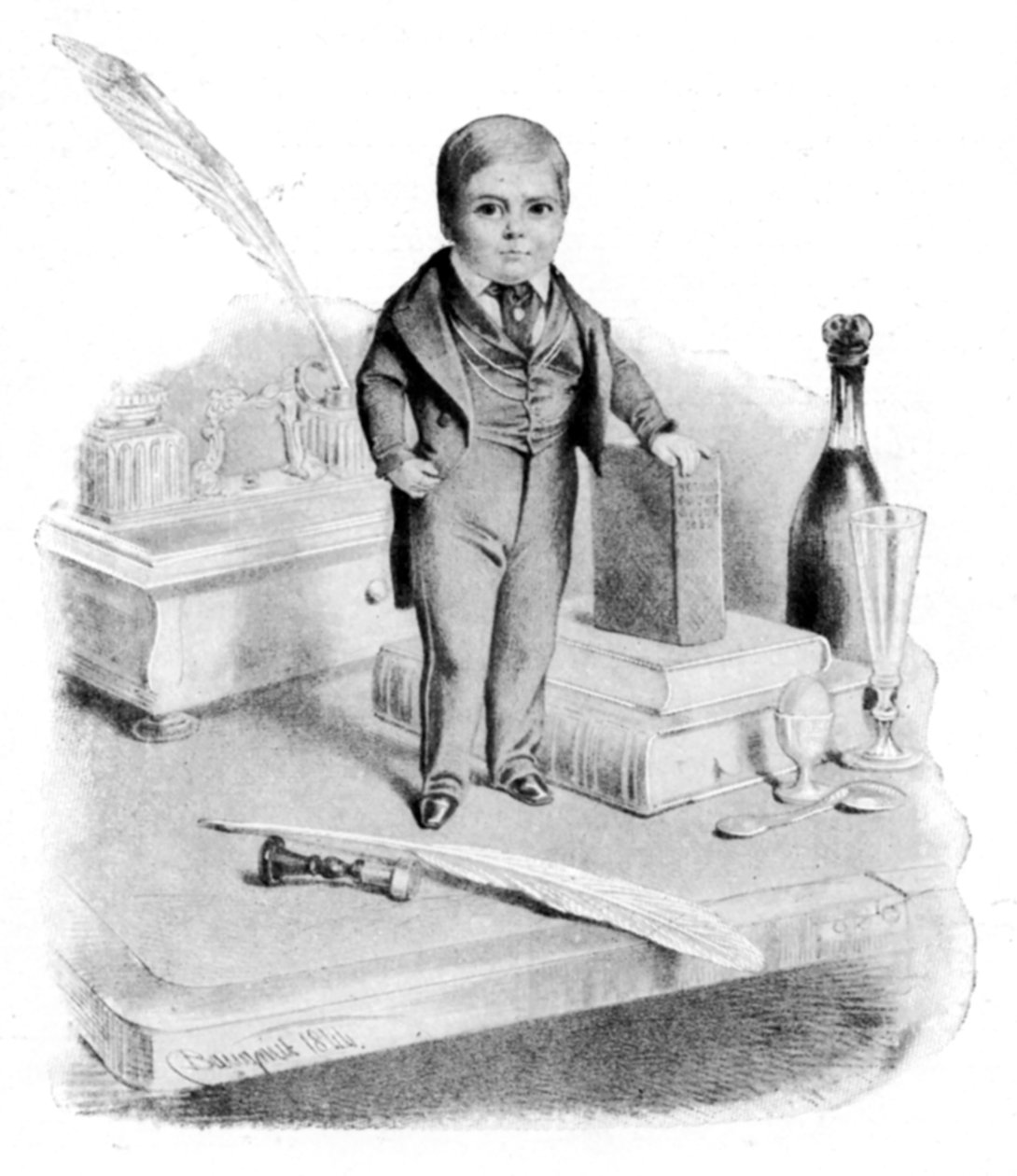 Général Tom Pouce, vers 1840 - Unbekannt