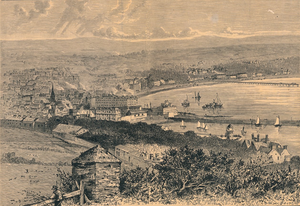 Vue générale de Douglas, 1880 - Unbekannt