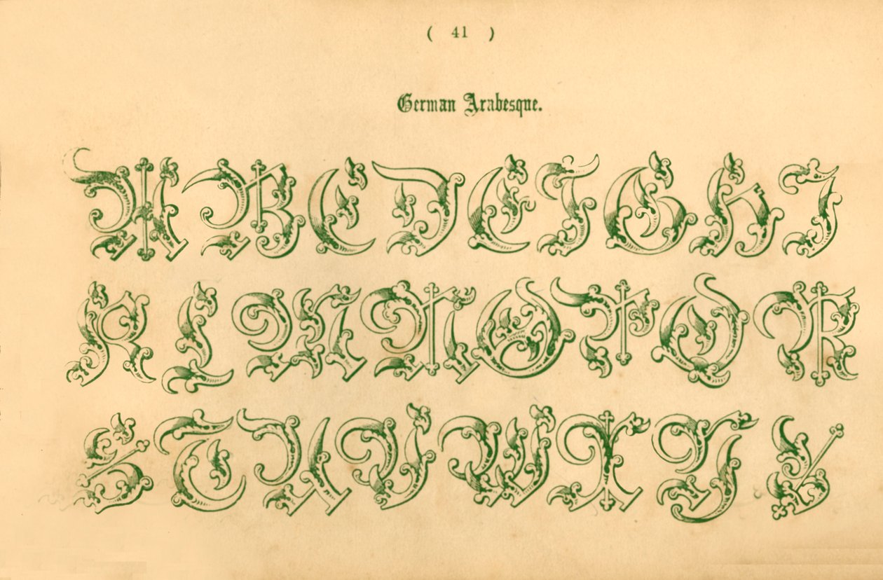 Arabesque allemande, 1862 - Unbekannt
