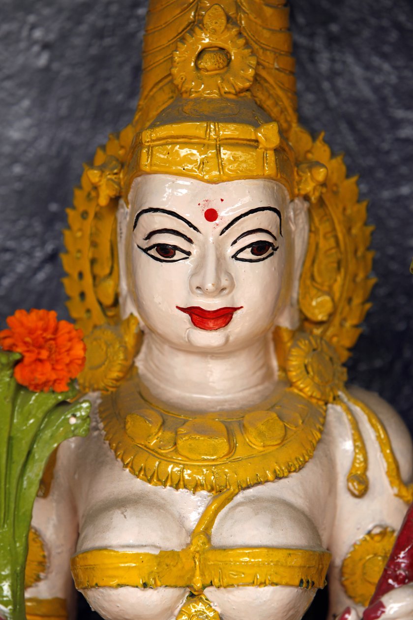 Statue de déesse dans un temple de Hardwar, Haridwar, Inde - Unbekannt