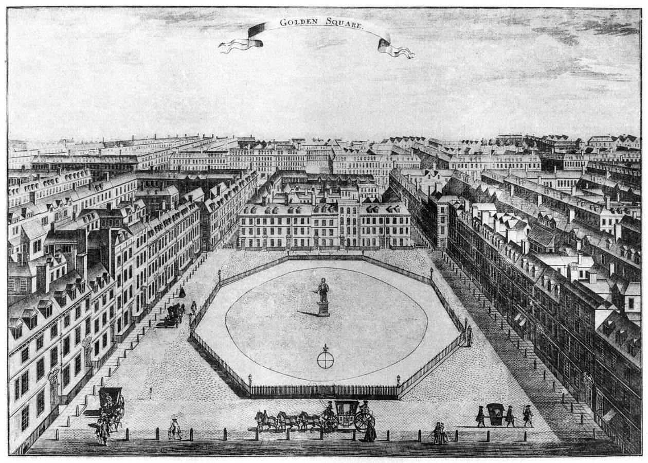 Golden Square, Londres, 18ème siècle - Unbekannt