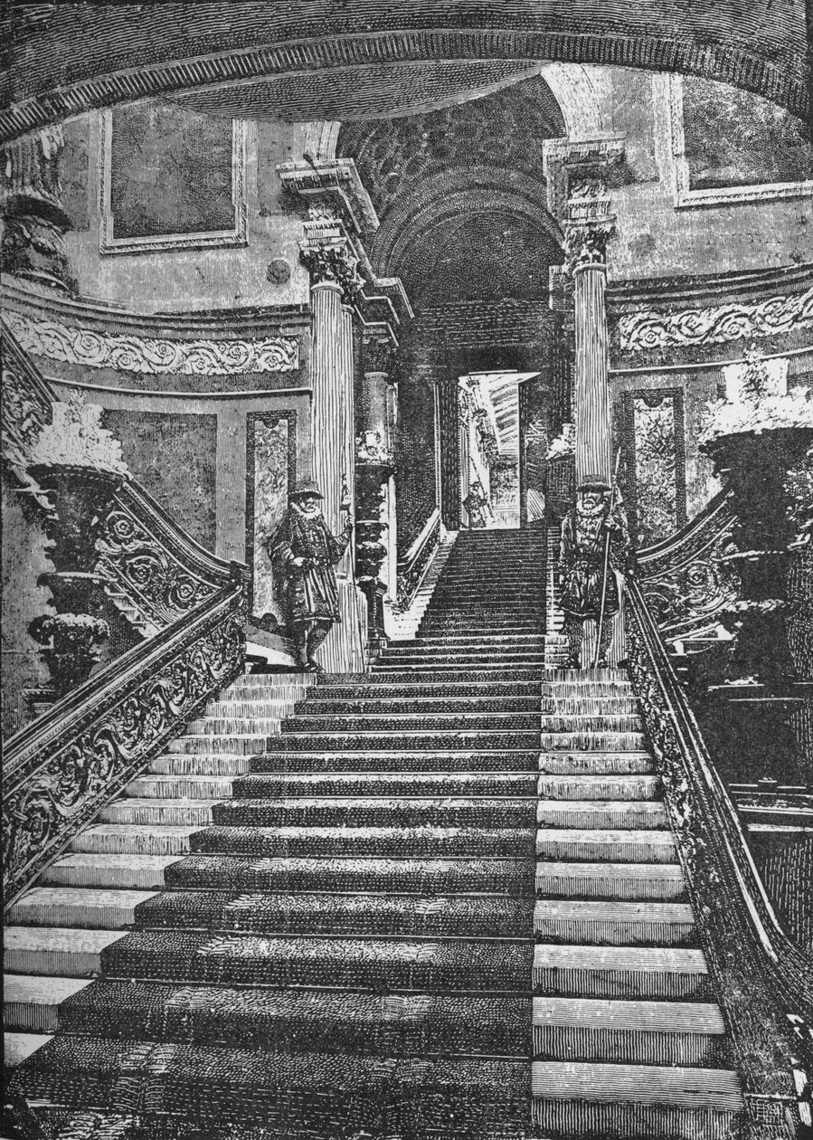 Grand escalier, Palais de Buckingham, 1890 - Unbekannt