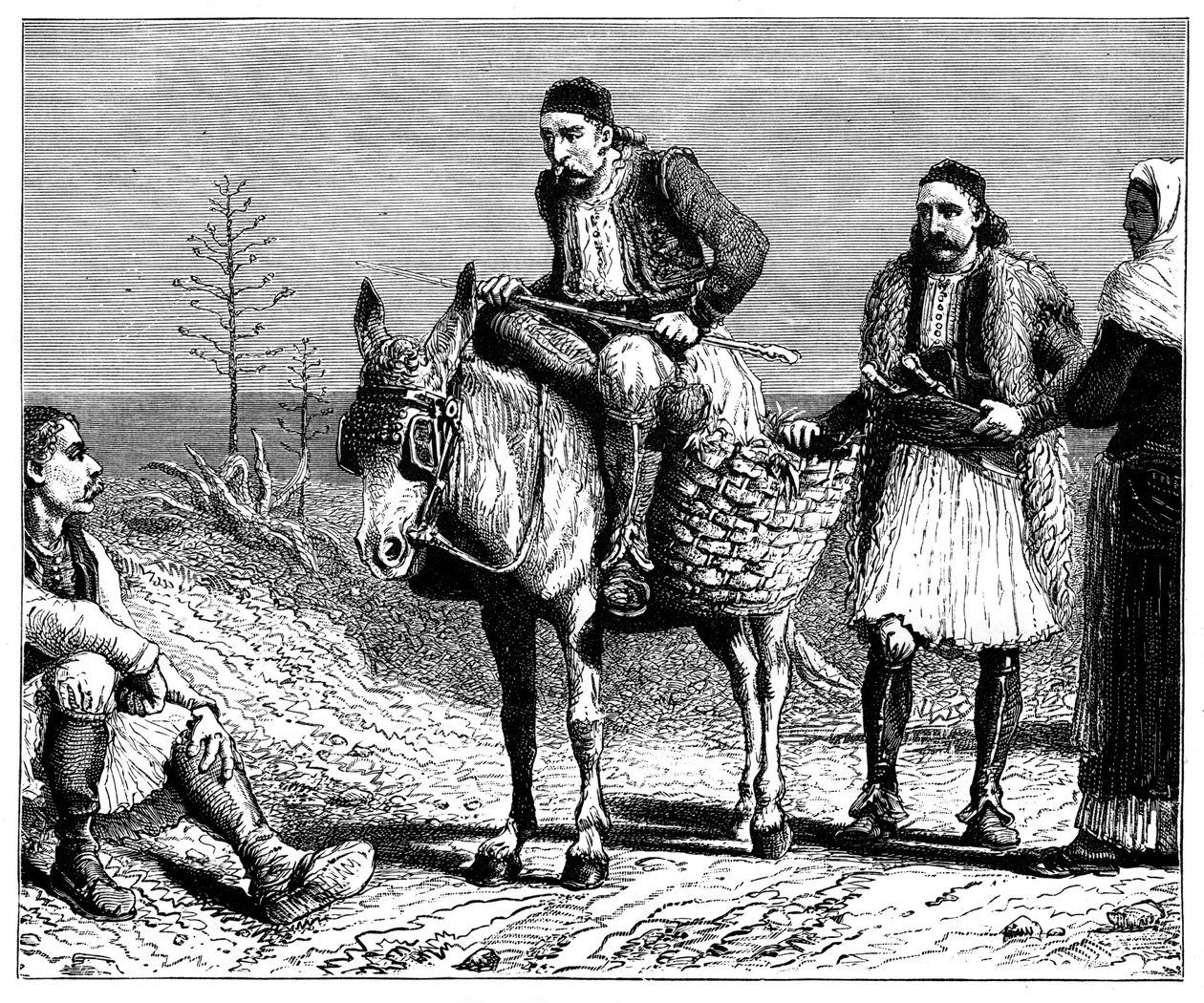 Paysans grecs, vers 1890 - Unbekannt
