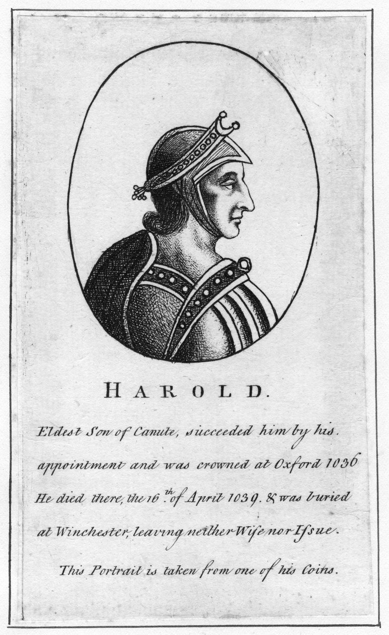 Harold Pied-de-Lièvre, vers 1015-1040 - Unbekannt