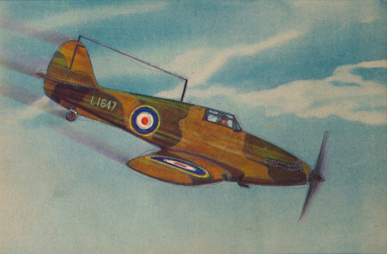 Chasseur Hawker Hurricane, vers 1944 - Unbekannt