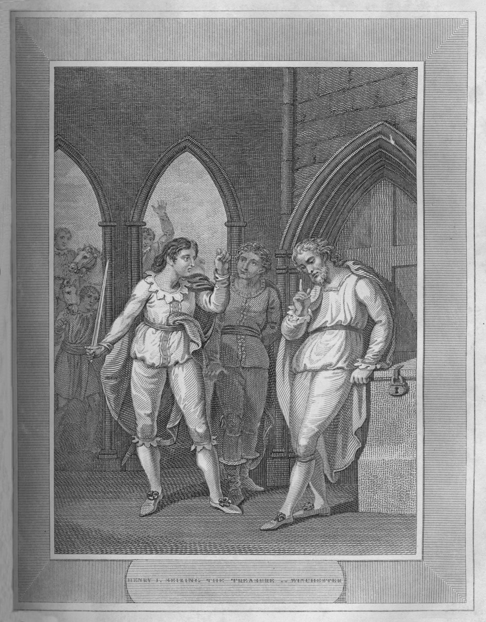 Henri Ier, saisissant le trésor de Winchester, 1838 - Unbekannt