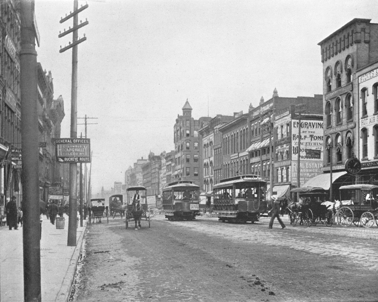 High Street, Columbus, Ohio, USA, vers 1900 - Unbekannt