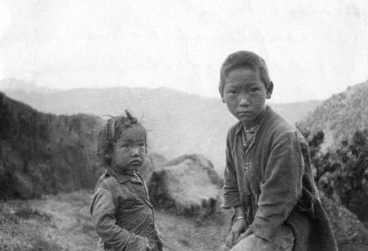 Enfants de tribus montagnardes, Chakrata, 1917 - Unbekannt