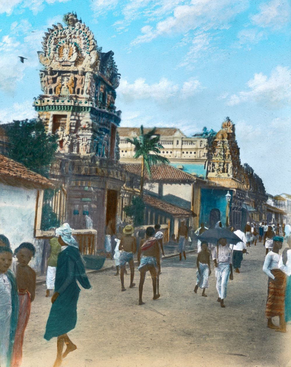 Temple hindou dans le Pettah, Colombo, Ceylan - Unbekannt