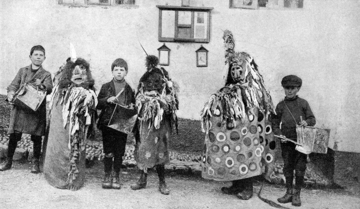 Cheval de bois, cérémonies du 1er mai, Somerset, vers 1922 - Unbekannt