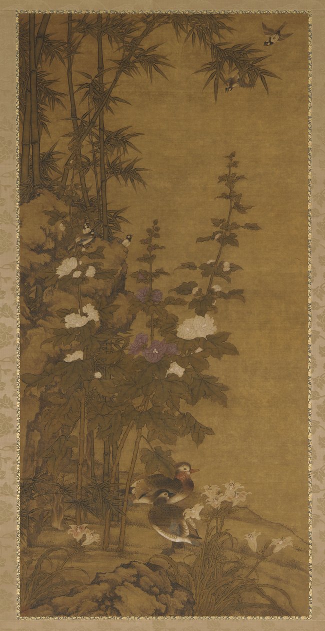 Rose trémière et canards, 16e siècle - Unbekannt