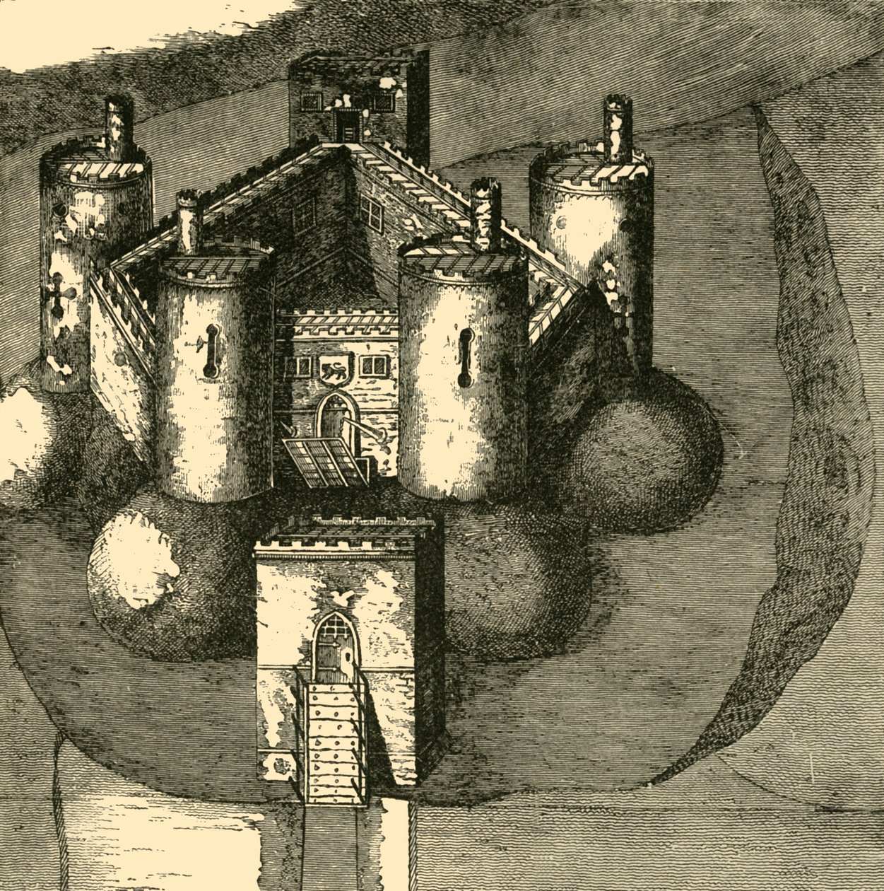 Château de Holt, en 1610, 1898 - Unbekannt