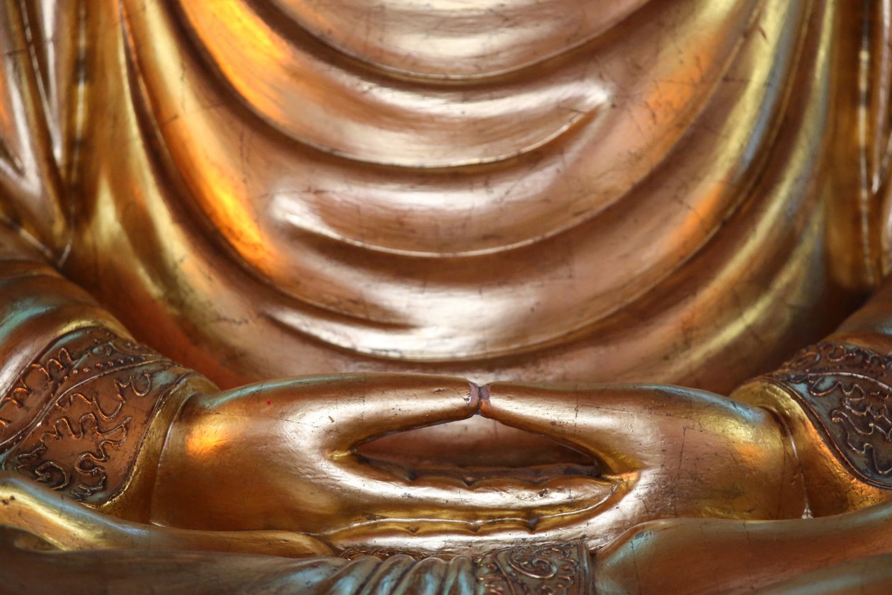 Temple Hong Hien Tu. Statue de Bouddha, Fréjus, France - Unbekannt