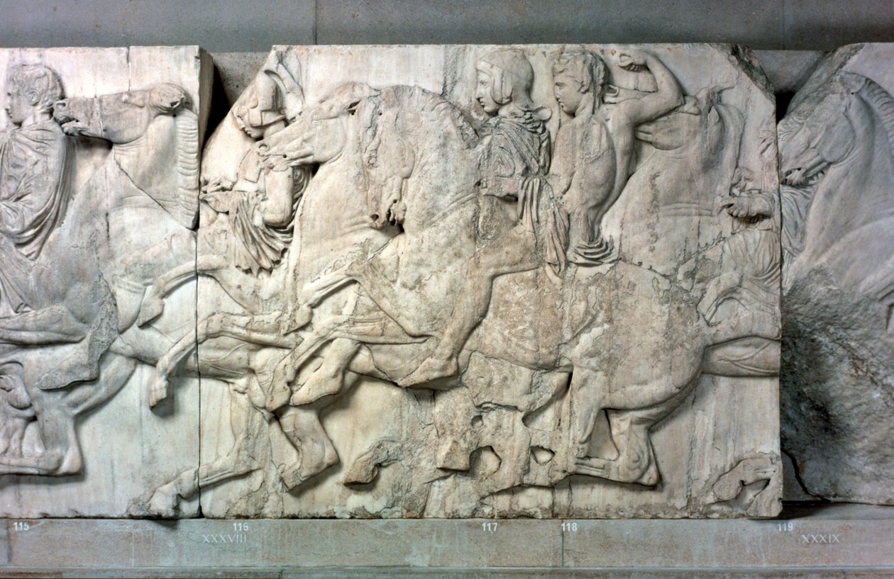 Cavaliers de la frise du Parthénon, 447-432 av. J.-C. - Unbekannt