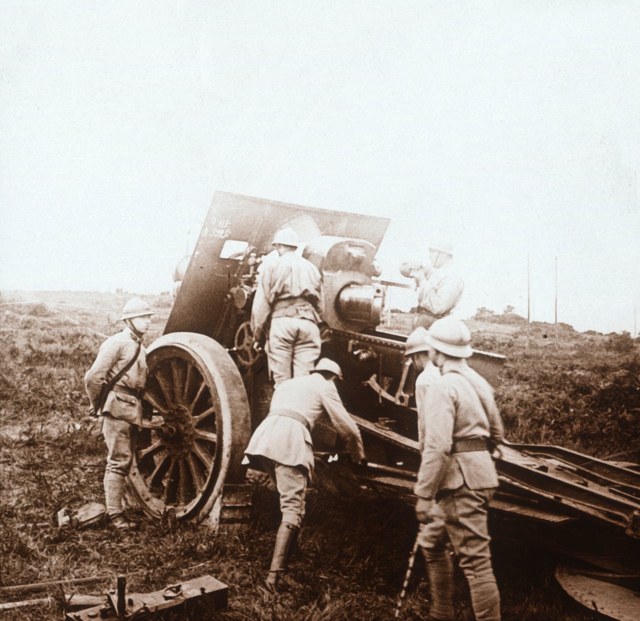 Batterie de mortiers, vers 1914-1918 - Unbekannt