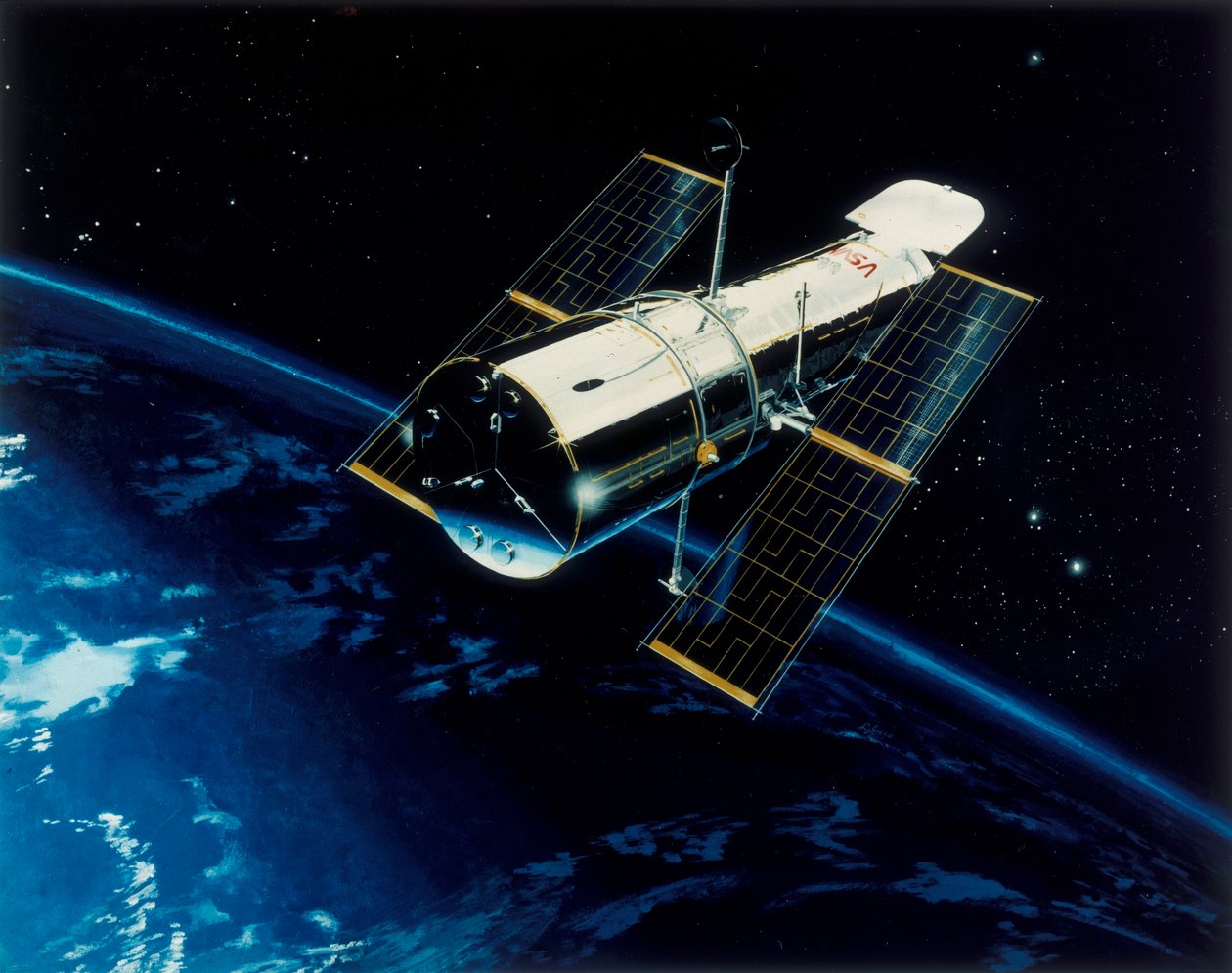 Télescope spatial Hubble en orbite, années 1980 - Unbekannt