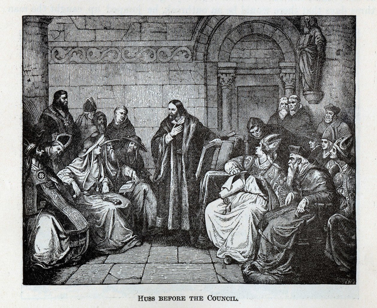 Huss devant le Conseil, 1882 - Unbekannt