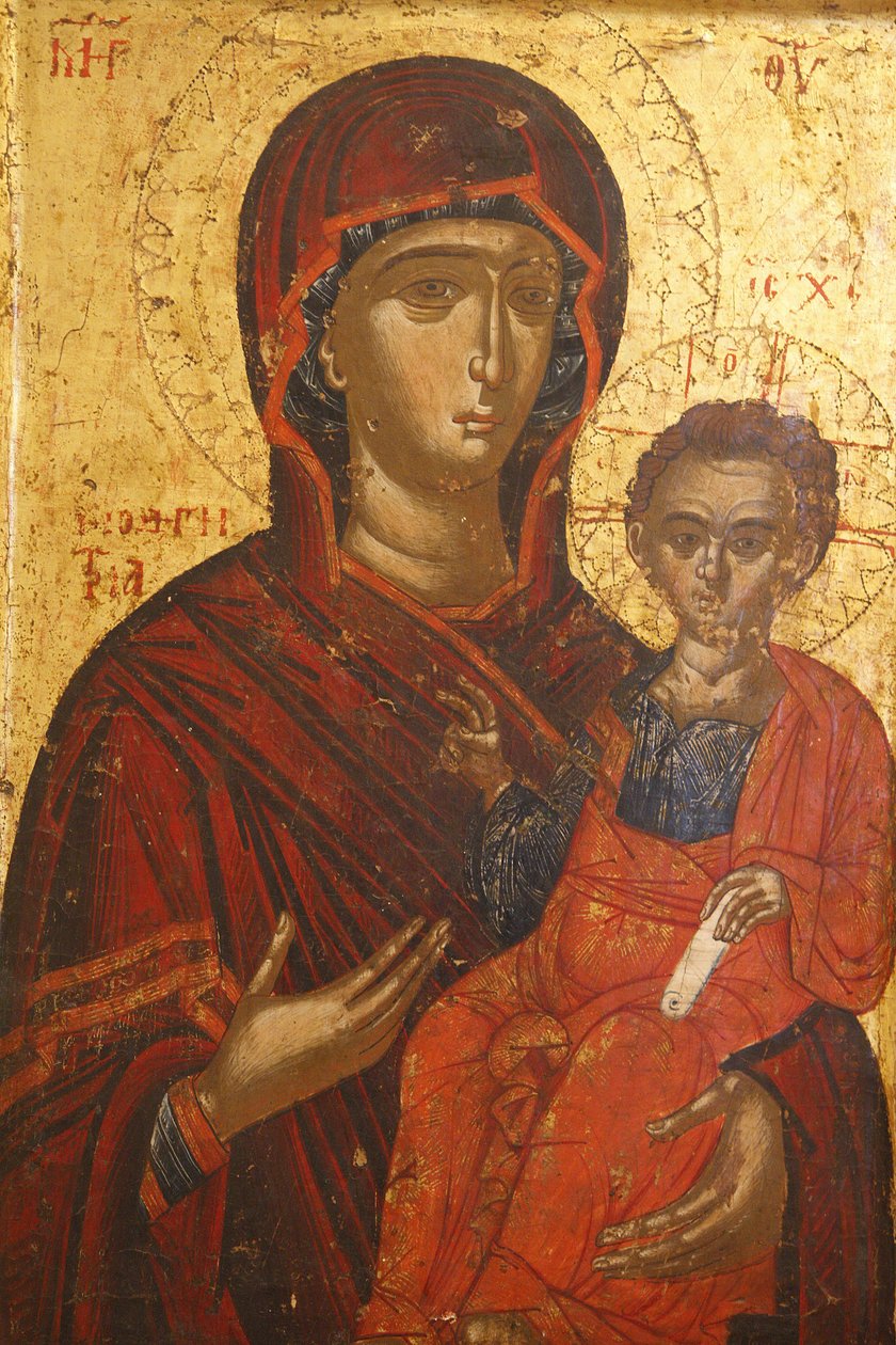 Icône : Sainte Marie Hodigitria (16ème siècle), Berat, Albanie - Unbekannt