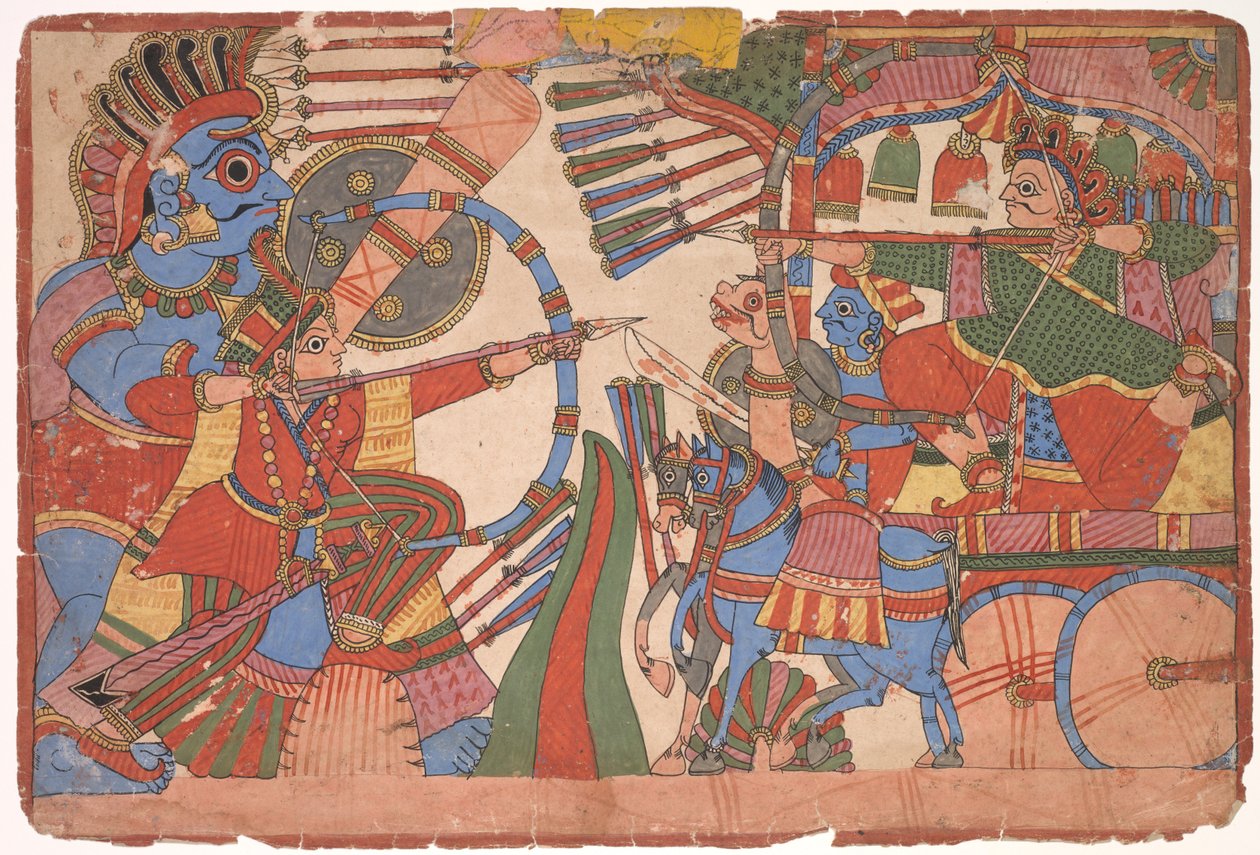 Illustration du Mahabharata - Unbekannt Unbekannt