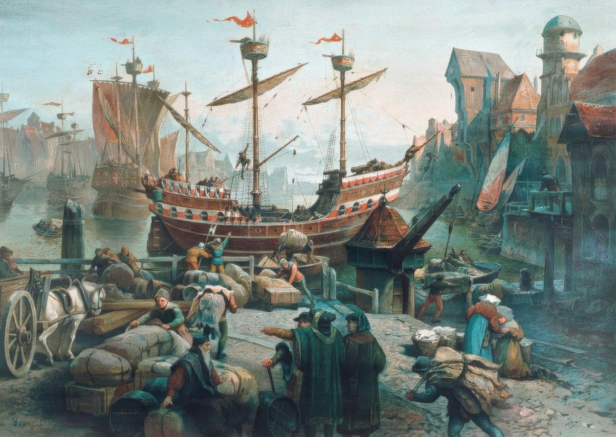 Dans le port d