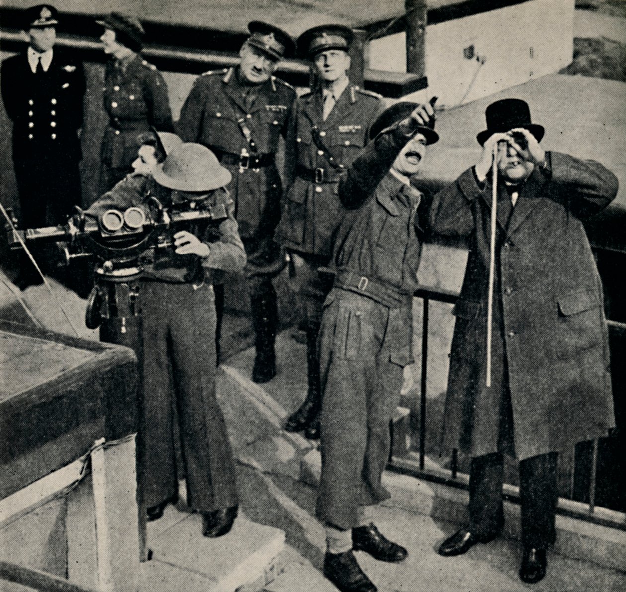 Dans une fosse de canon anti-aérien, 17 octobre 1941, 1945 - Unbekannt