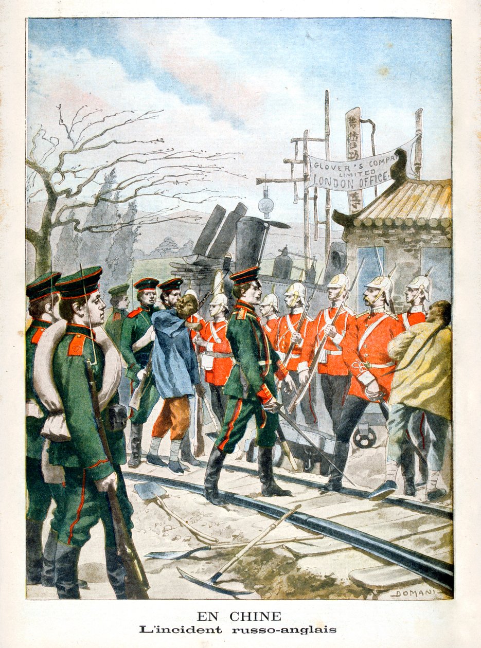 En Chine, incident entre Russes et Anglais, 1901 - Unbekannt