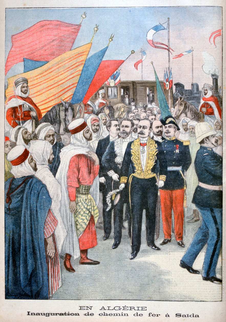 Inauguration du chemin de fer, Saïda, Algérie, 1900 - Unbekannt