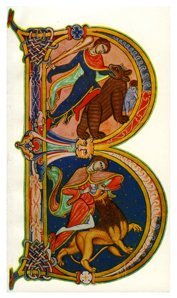 Initiale B, Bible, Winchester - Unbekannt