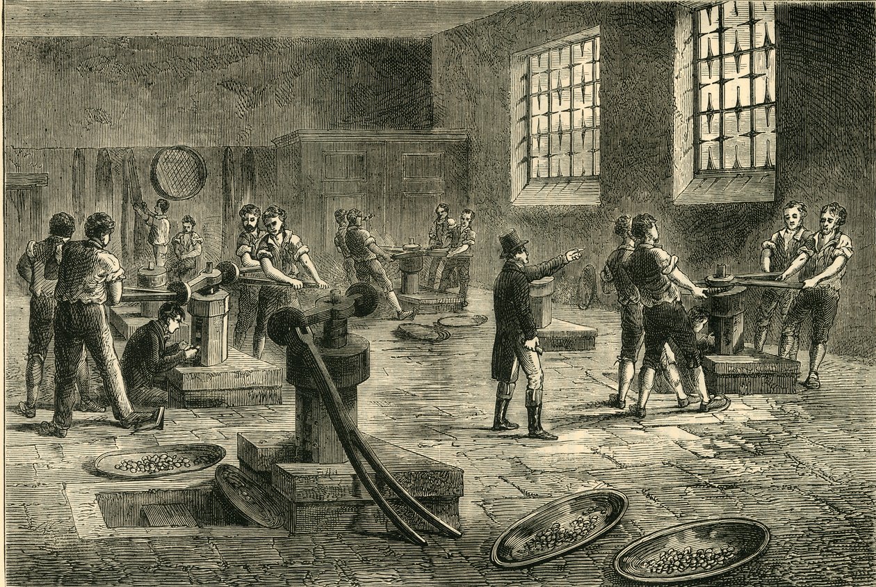 Intérieur de la Monnaie, c1872 - Unbekannt