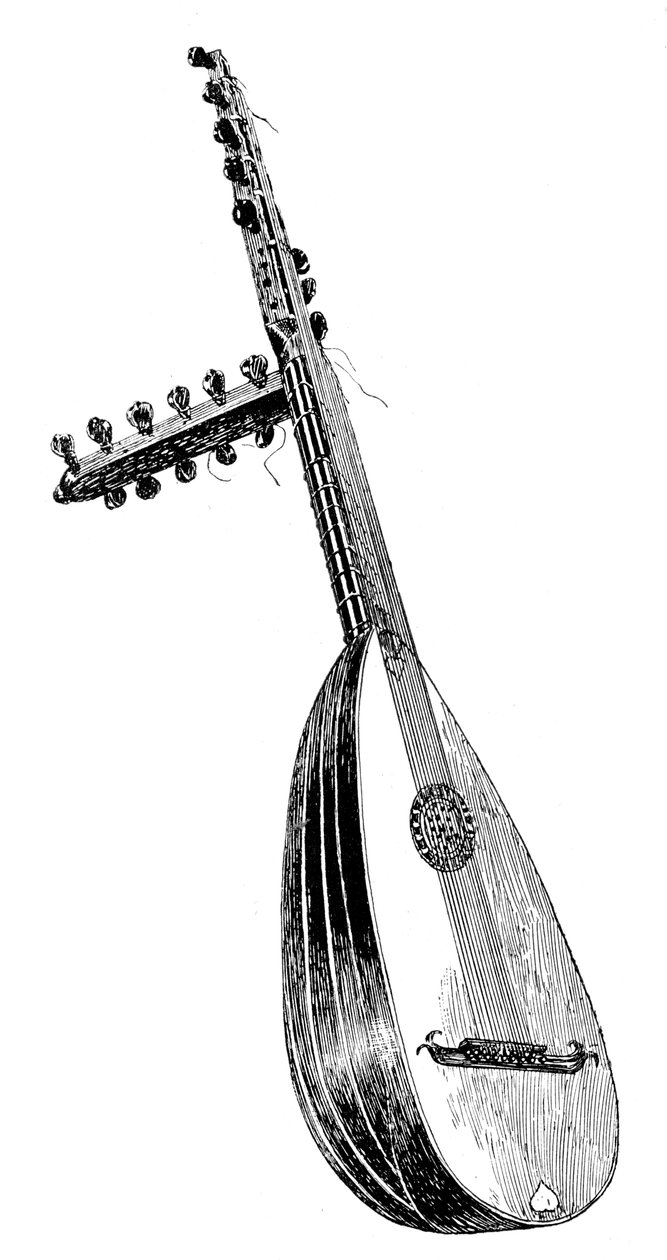 Théorbe italien, XVIe siècle, 1901 - Unbekannt