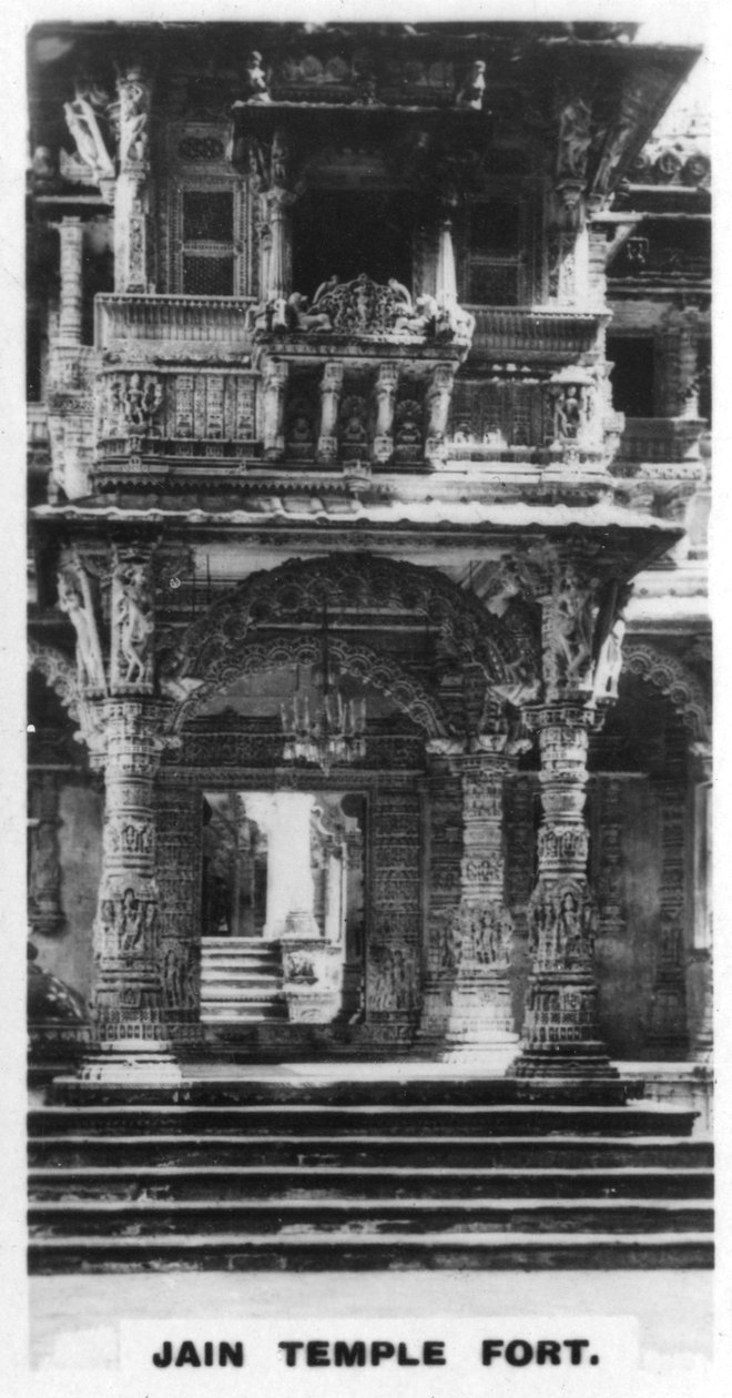 Temple jaïn fortifié, Ahmedabad, Inde, vers 1925 - Unbekannt
