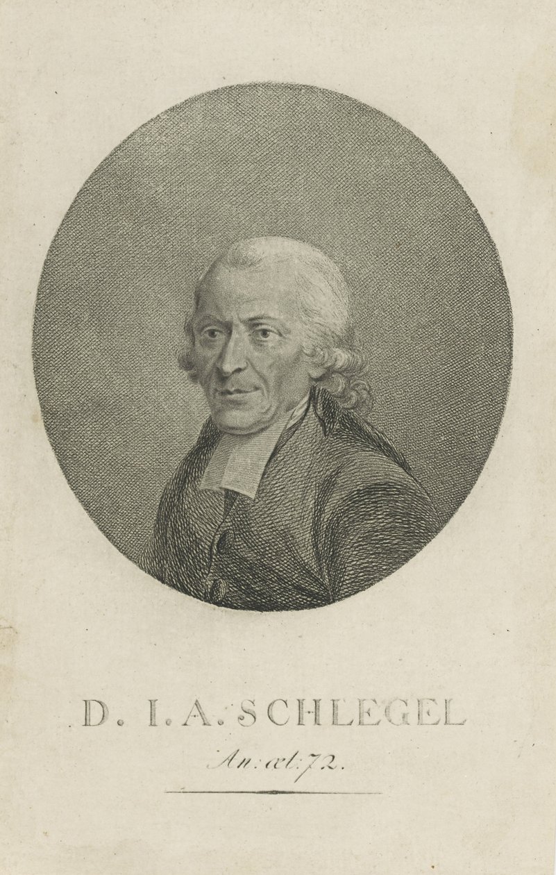 Johann Adolf Schlegel - Unbekannt