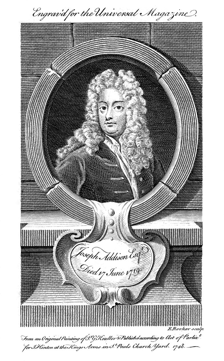 Joseph Addison, homme politique et écrivain anglais, XIXe siècle - Unbekannt