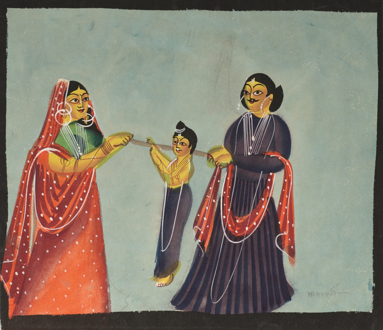 Peinture de Kalighat, 1800s - Unbekannt