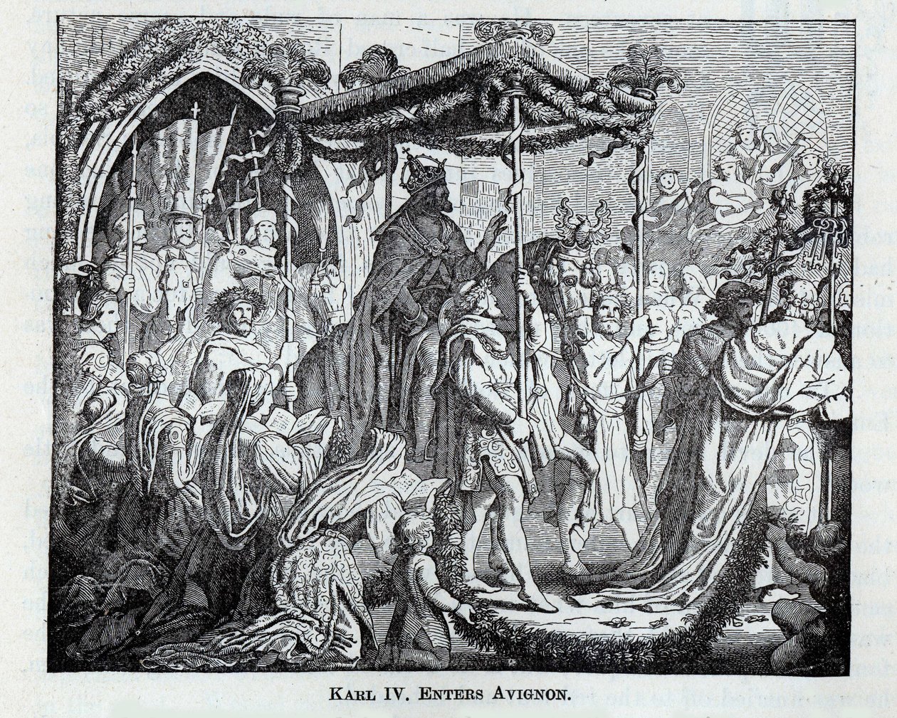 Karl IV entre à Avignon, 1882 - Unbekannt