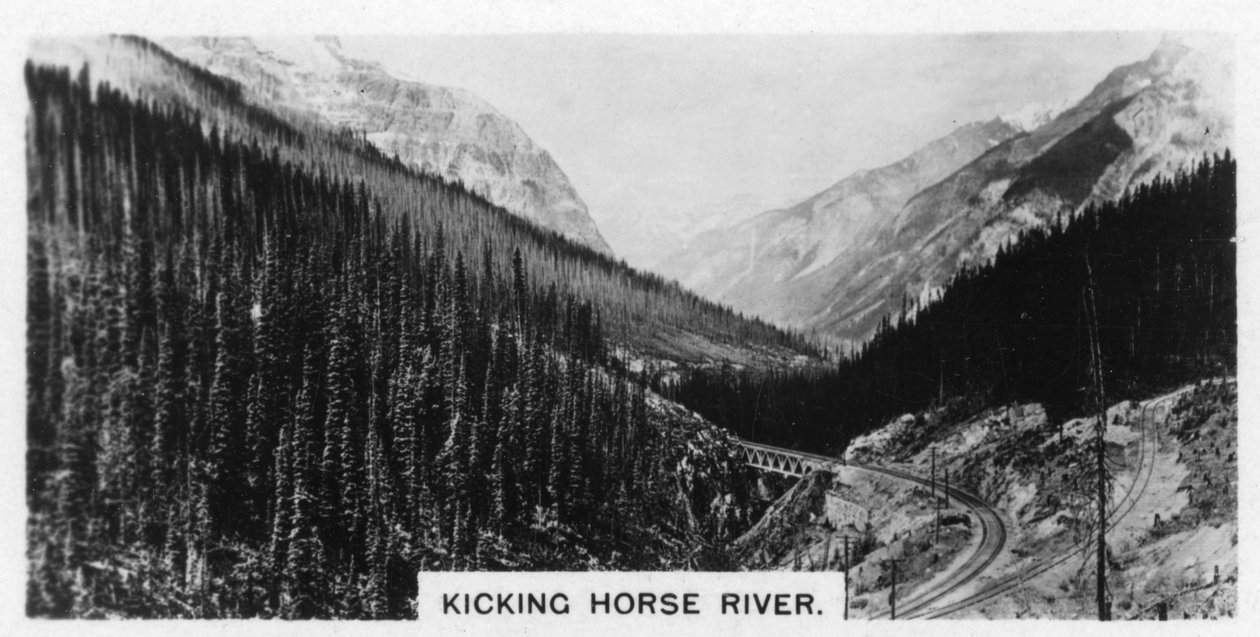 Rivière Kicking Horse, Colombie-Britannique, Canada, vers 1920 - Unbekannt