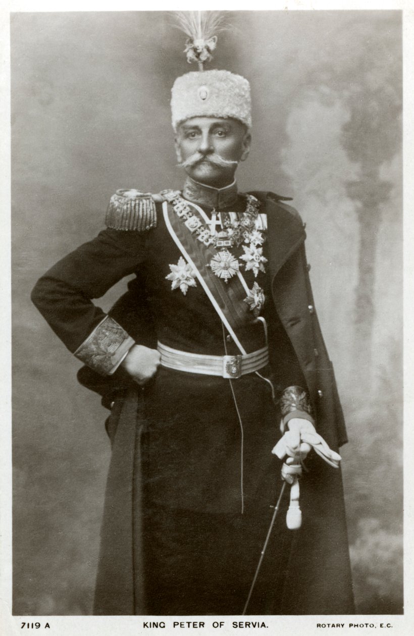 Roi Pierre Ier de Serbie, vers 1903-1918 - Unbekannt