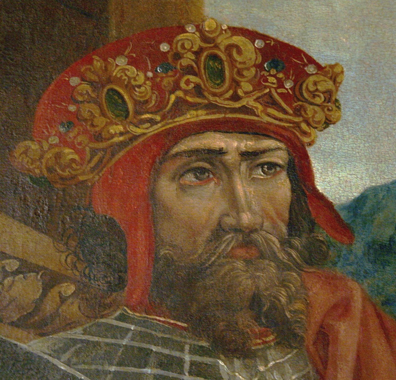 Roi Wladyslaw II. Jagiello (détail), vers 1530 - Unbekannt