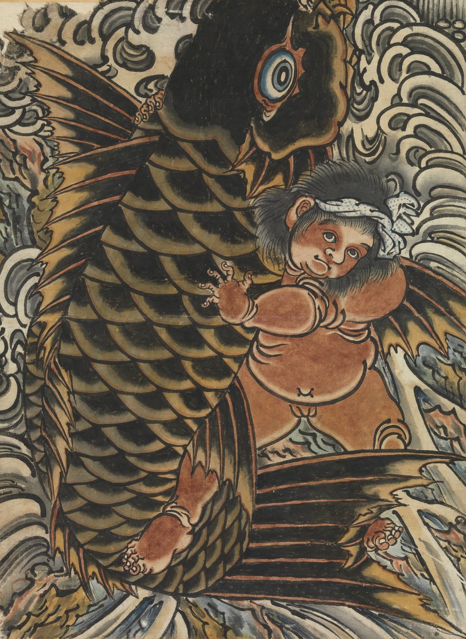 Kintaro avec carpe - Unbekannt