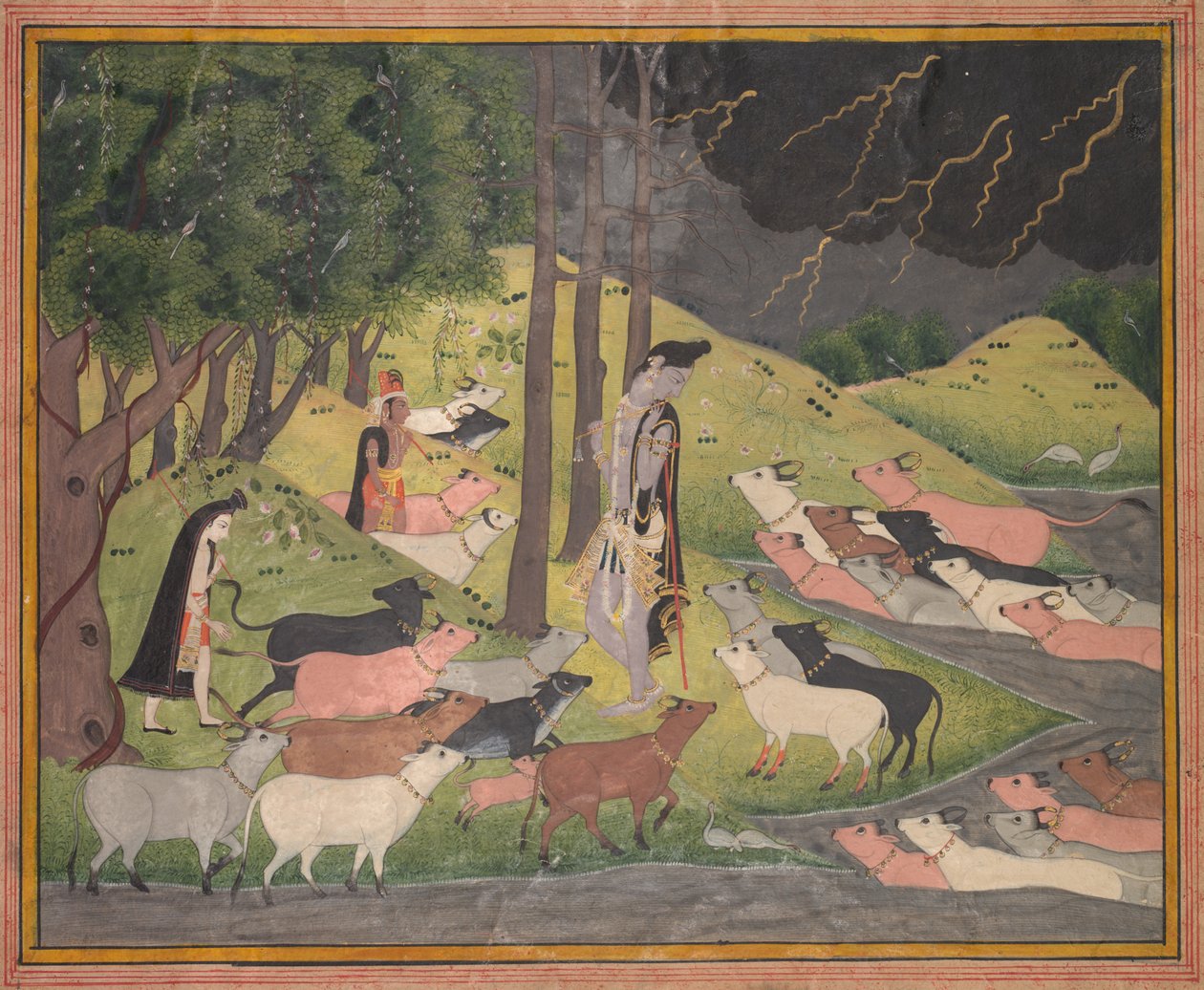 Krishna appelant les vaches - Unbekannt