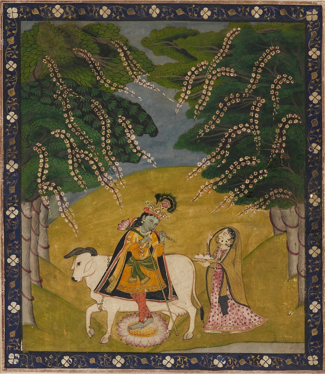 Krishna recevant des gâteaux - Unbekannt