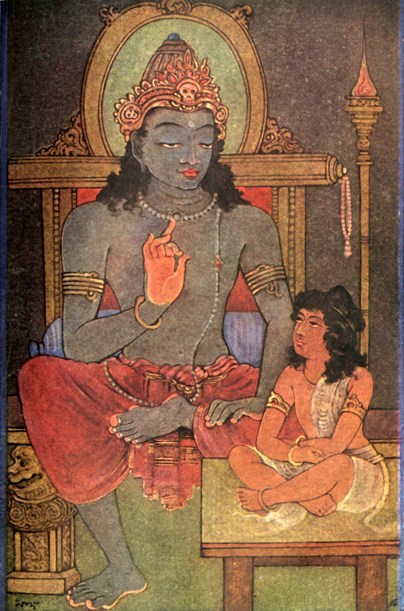 Krishna instruisant Arjuna - Unbekannt