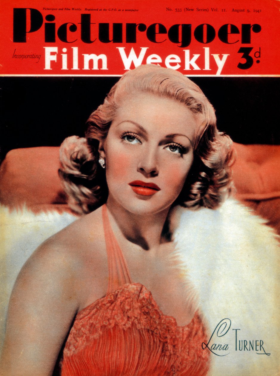 Lana Turner 1921-1995, actrice américaine, 1941 - Unbekannt