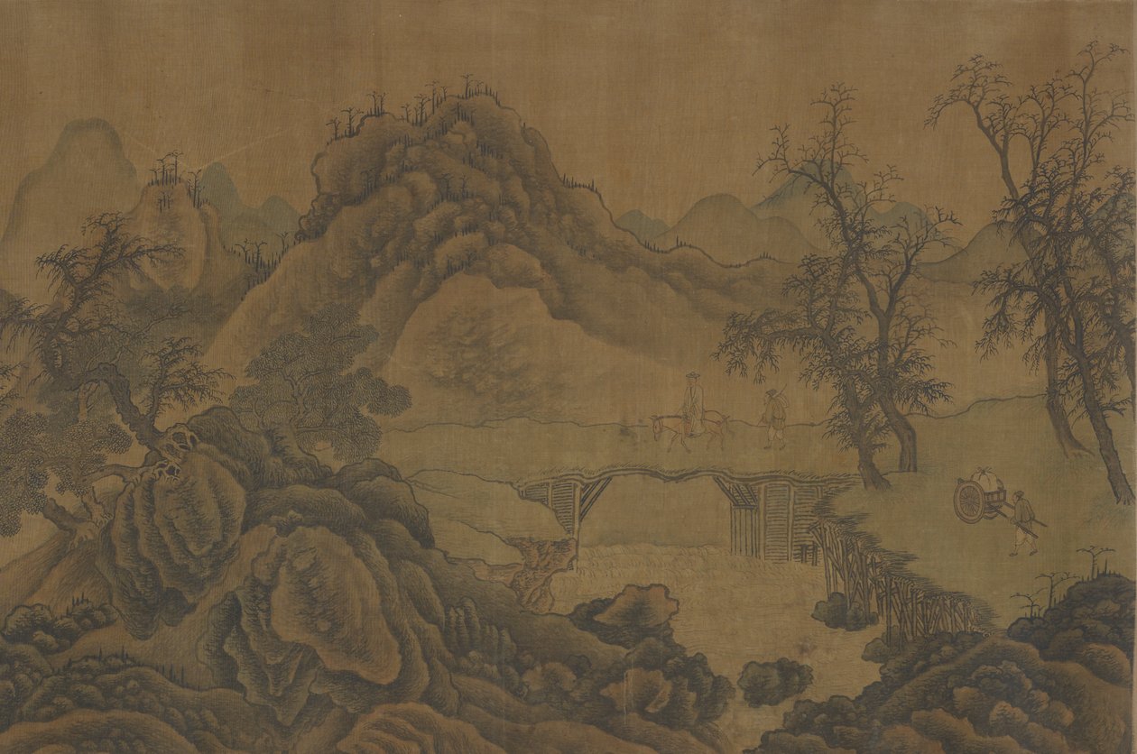 Paysage avec voyageurs - Unbekannt