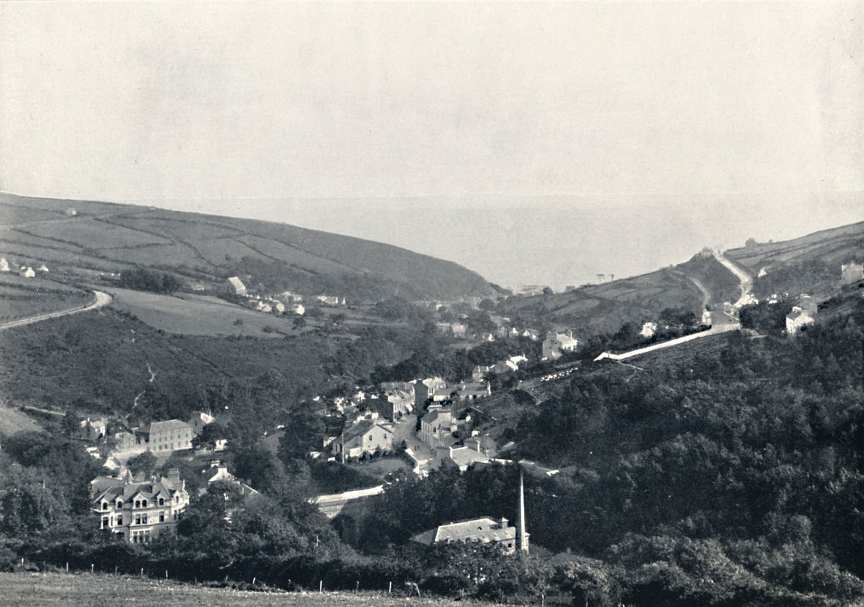 Laxey - Vue générale, 1895 - Unbekannt